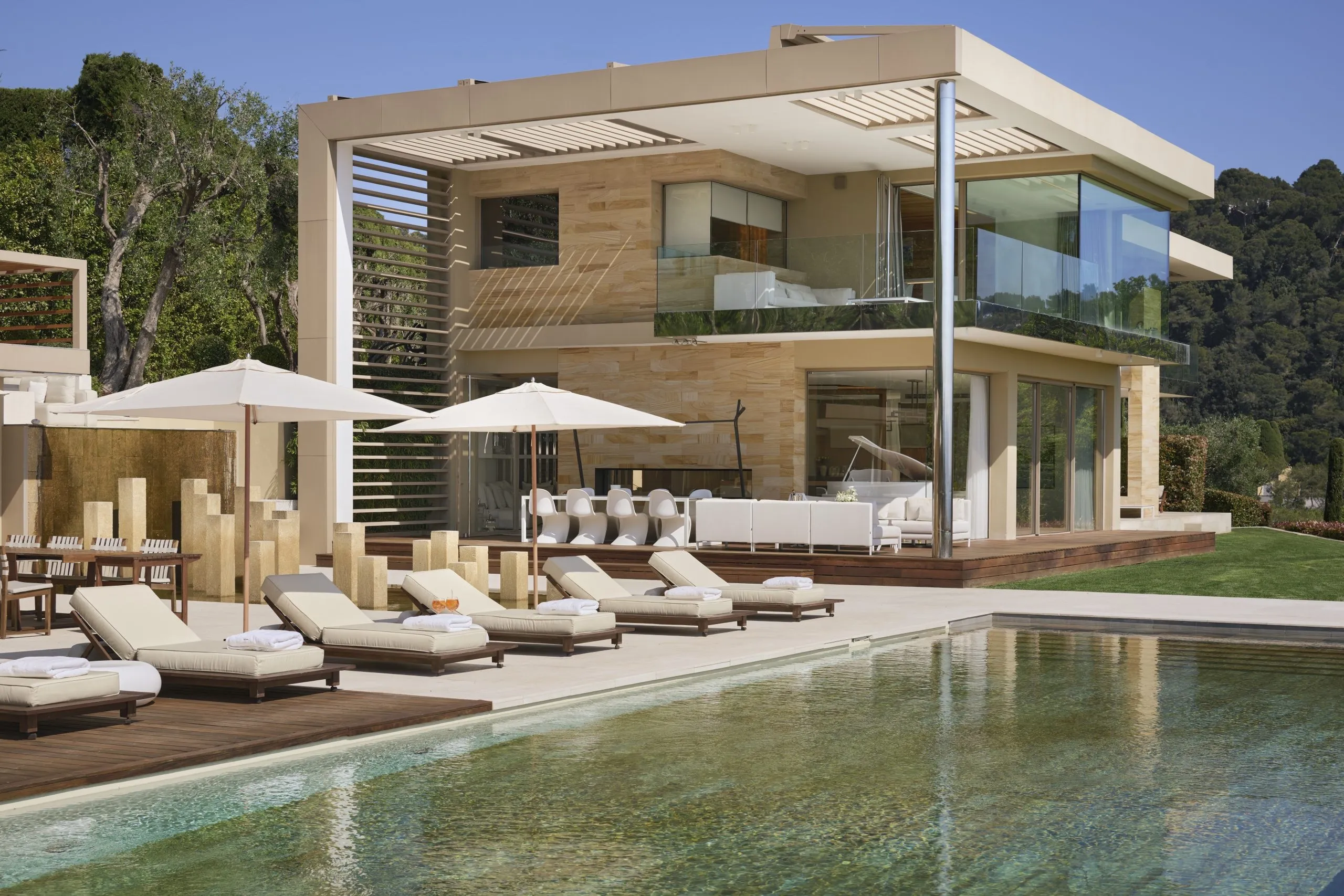 Villa contemporaine de prestige avec piscine, Côte d'Azur