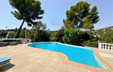 FOR SALE – CHARMING VILLA WITH SEA VIEW IN ANTIBES, ABSOLUTE CALM , GATED DOMAIN